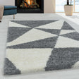 High-pile floor rug - Tuggy Grey