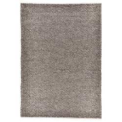 Wool Floor Rug - Leona Taupe/Grey