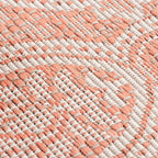 Round Outdoor Rug - Summer Oriental Pink