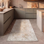 Washable Runner - Domingo Oriental Beige