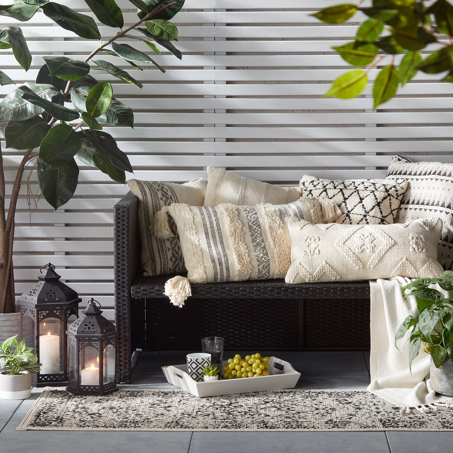 Outdoor runner - Varano Fuera Black/White