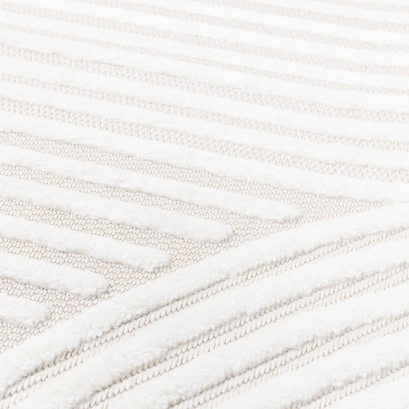 Modern Rug - Nori Curves White