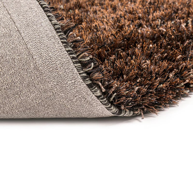 Shaggy floor rug custom-made - New Paulo Brown 770