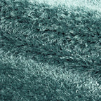 Round High Pile Floor Rug - Blushy Turquoise