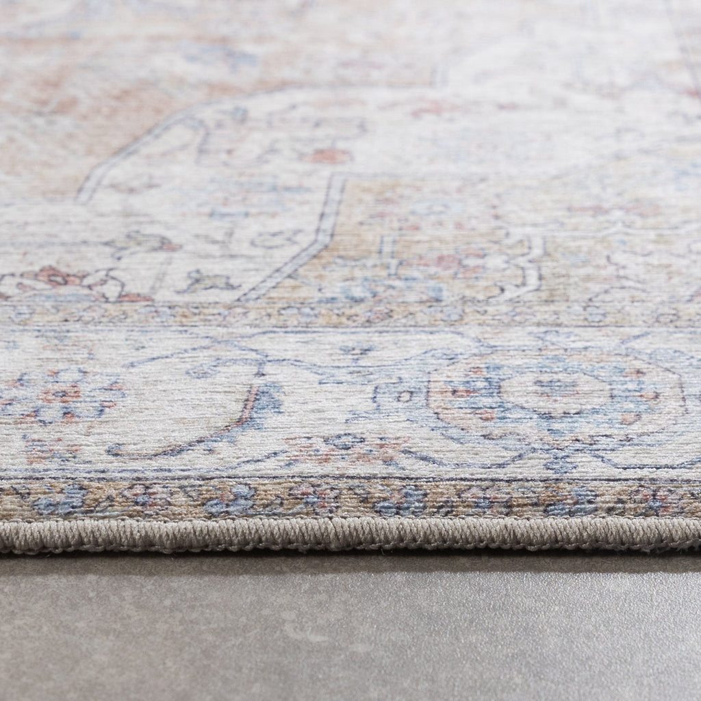 Washable Runner - Domingo Mandala Beige