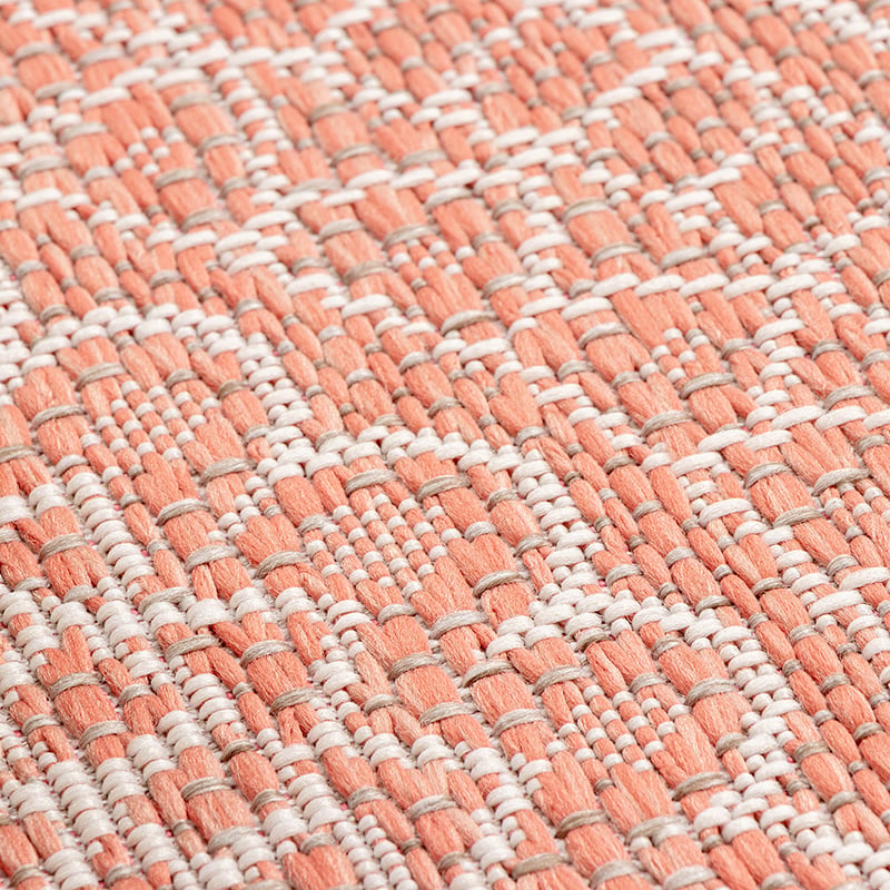 Round Outdoor Rug - Summer Azteca Pink