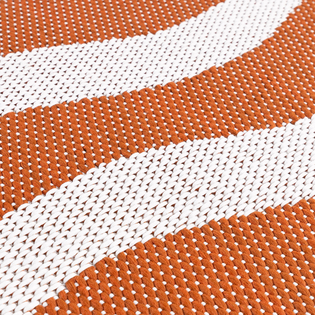 Outdoor Rug - Summer Waves Terracotta