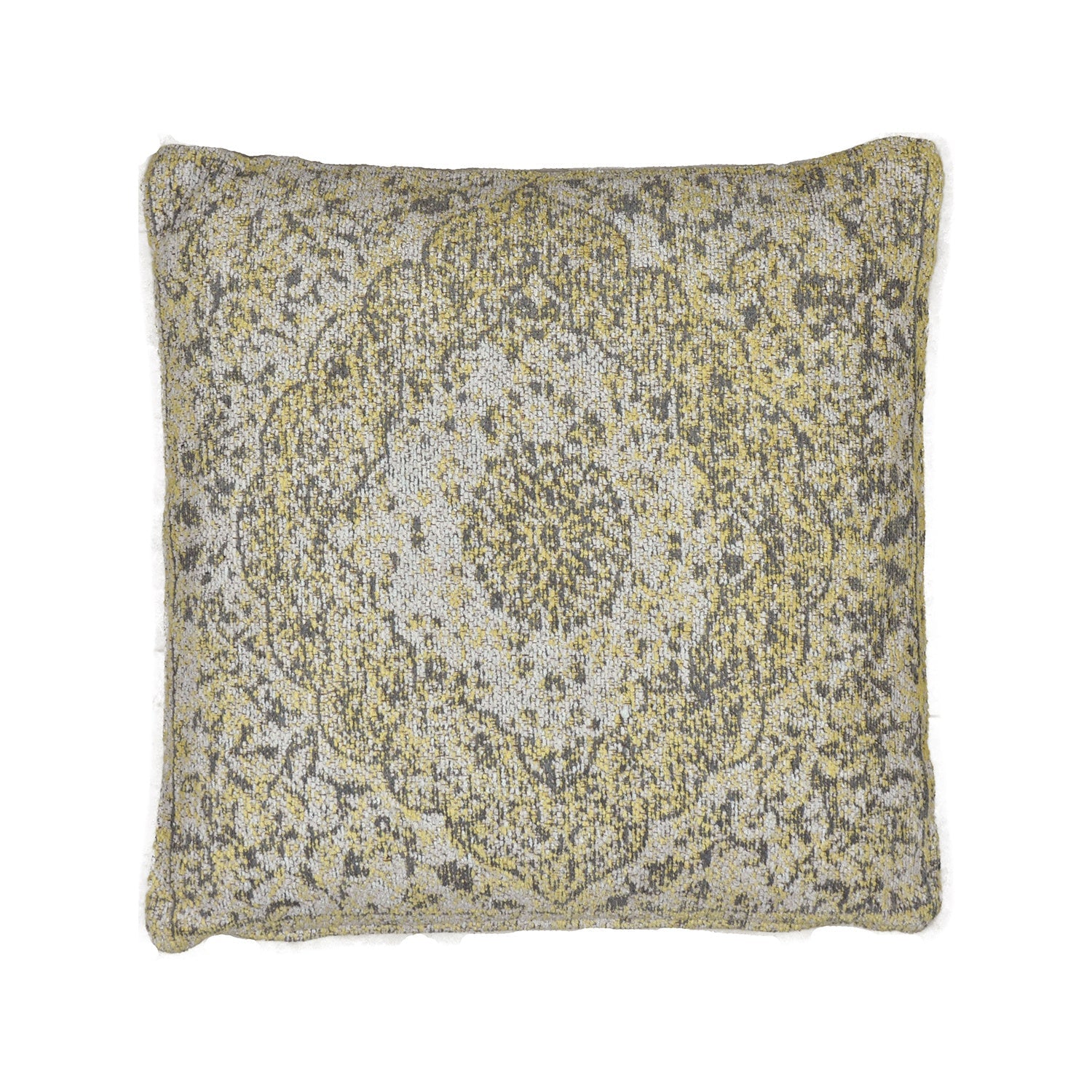 Vintage Cushion - Therese Yellow/Gray