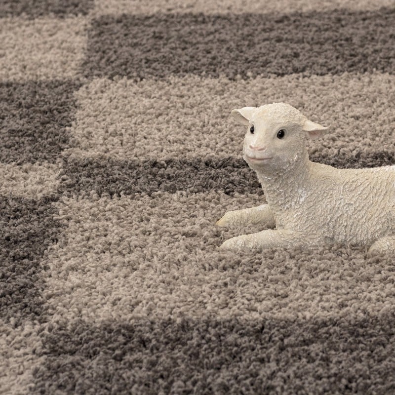 High-Pile Floor Rug - Gala Taupe
