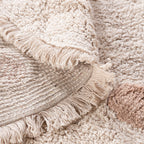 Round Kids’ Rug – Lou Dots Taupe