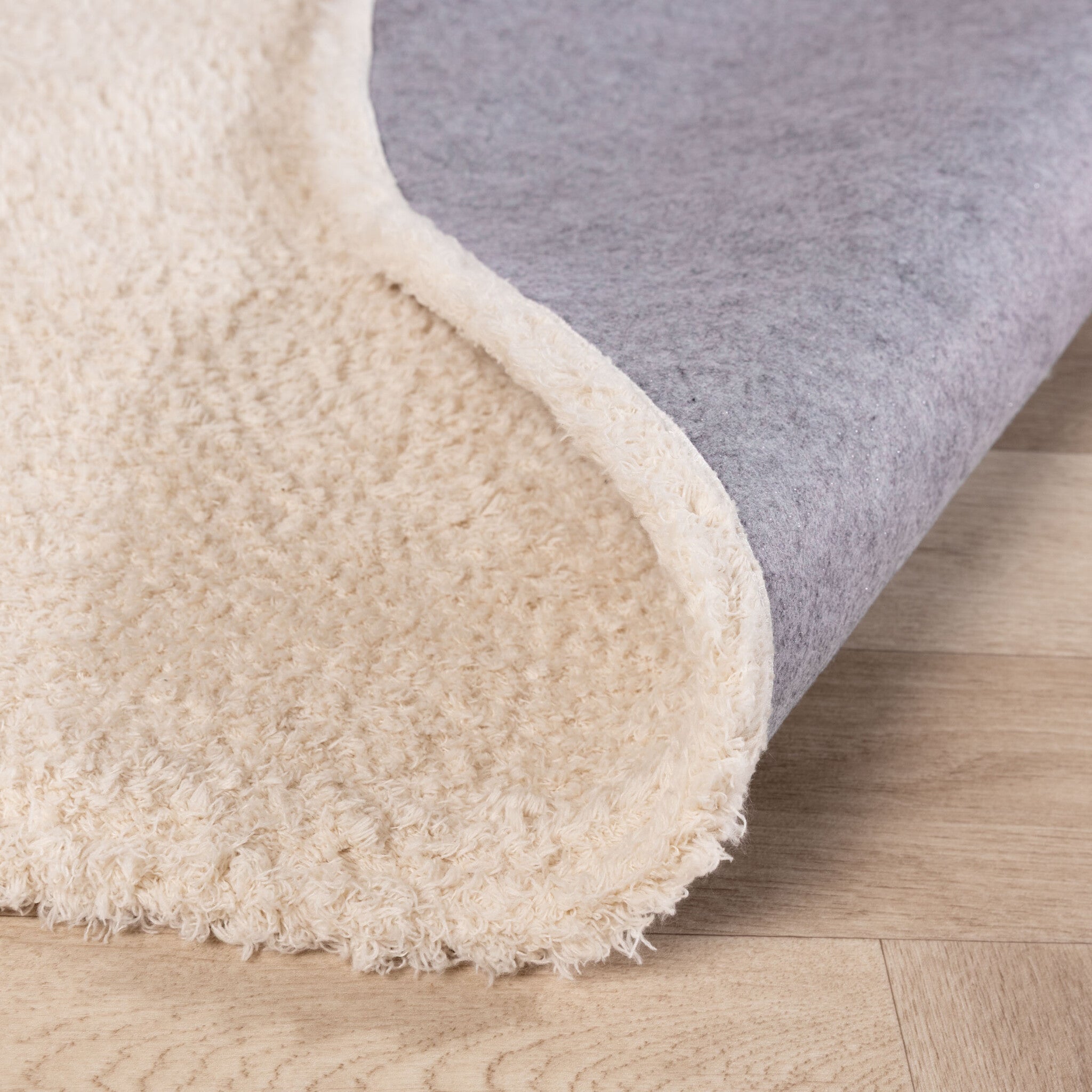 Soft organic rug - Teddy Creme