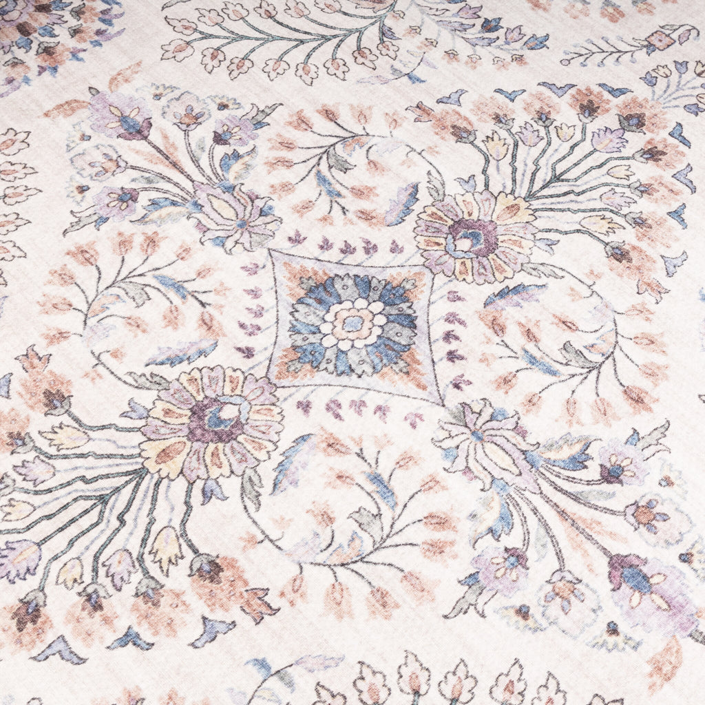Vintage Outdoor Rug - Santo Flora White