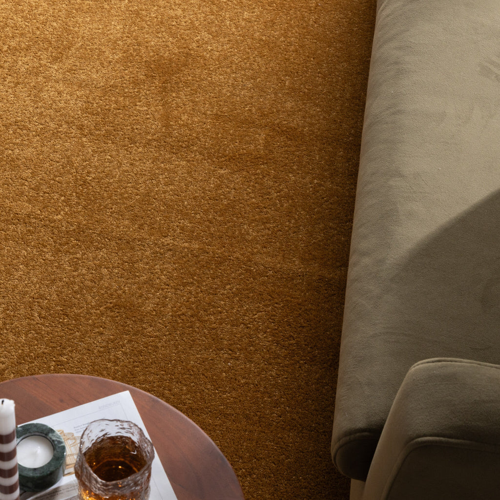 Low-pile rug - Essenza Ochre Yellow