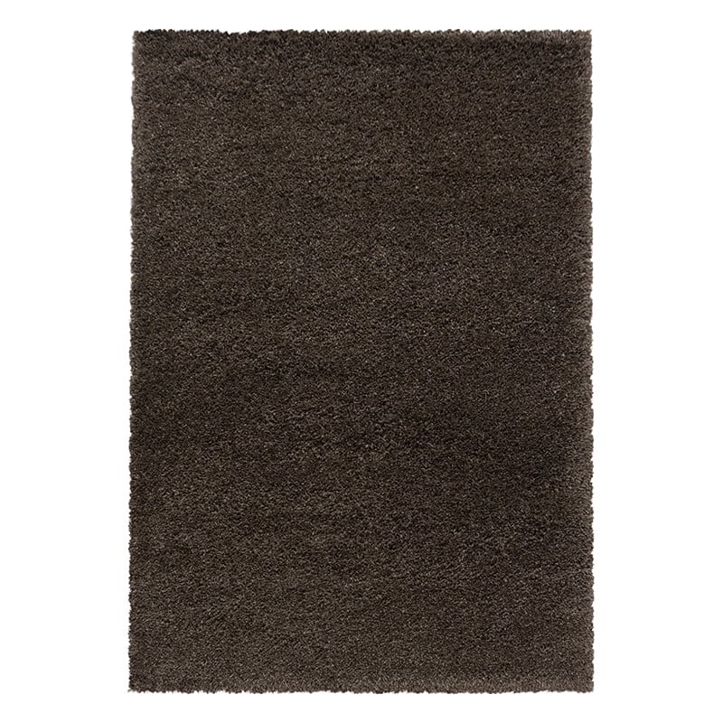 High-Pile Floor Rug - Fuzzy Brown
