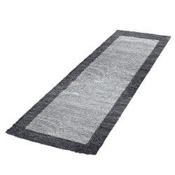 High-pile Runner - Edge Grey