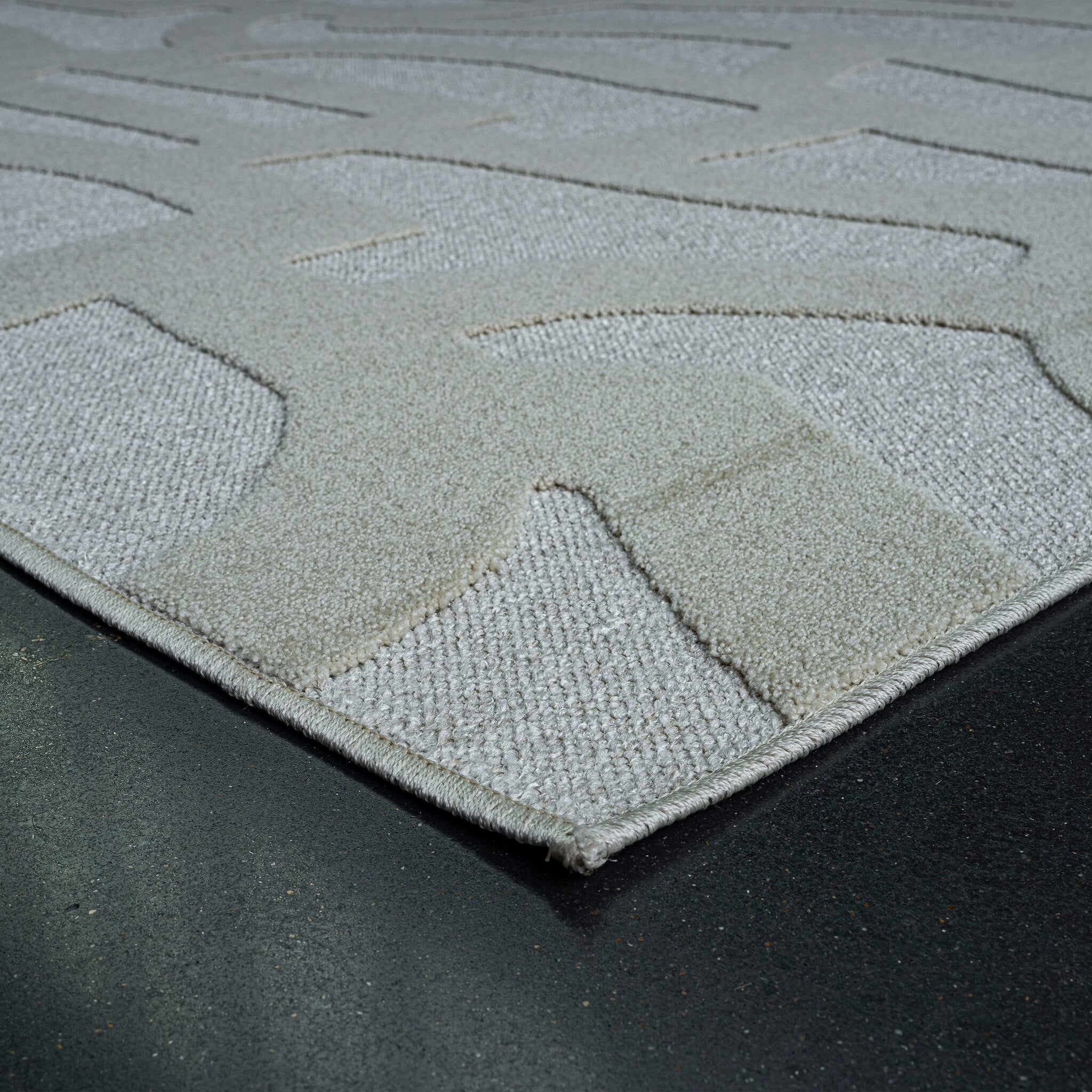 Modern floor rug - Thor Light Grey 6161