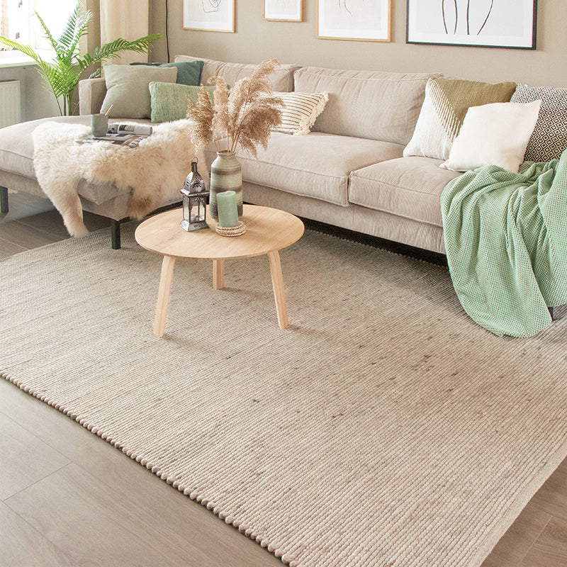 Wool Rug - Wise White/Natural