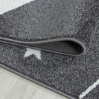 Children's Floor Rug - Anna Stars Grey