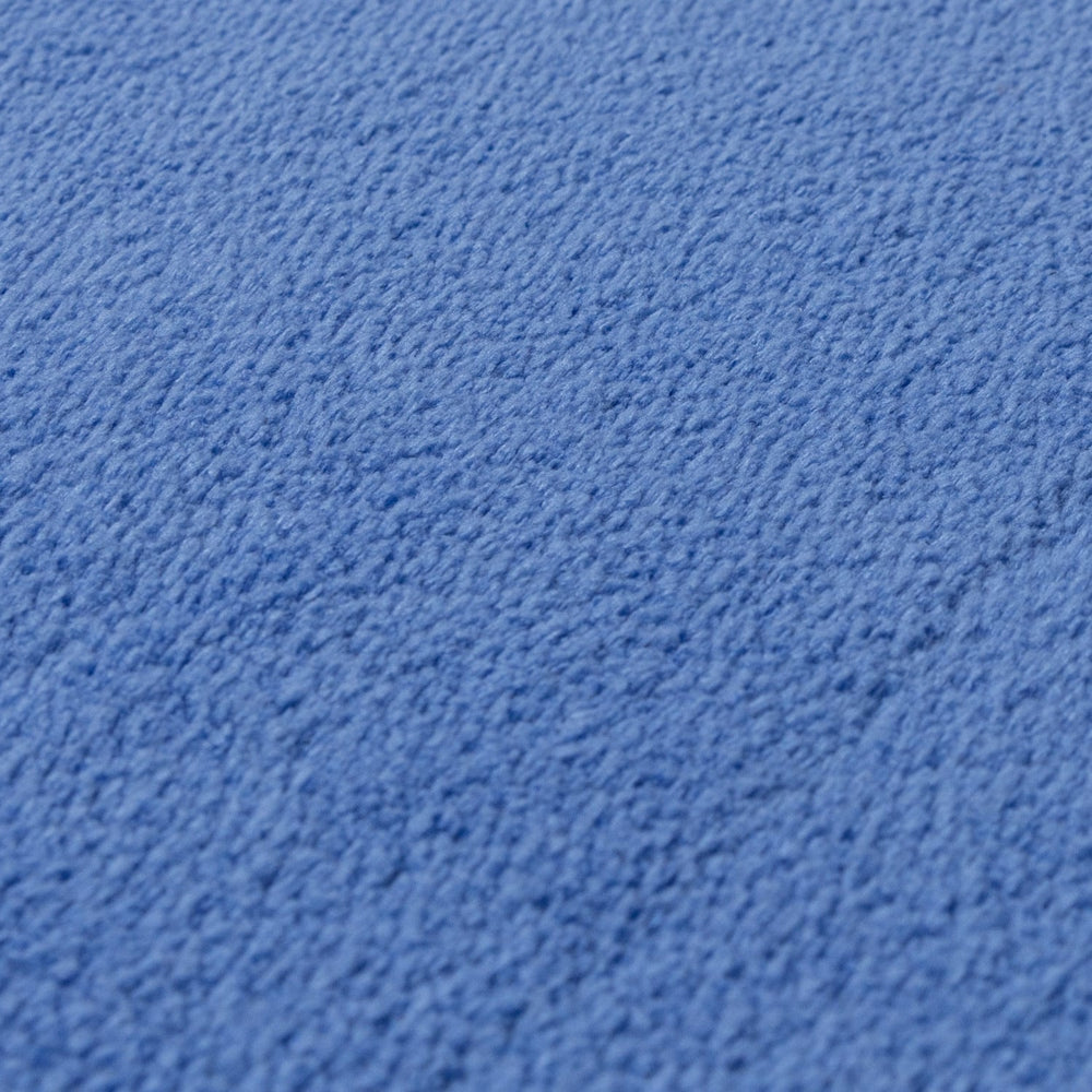 Round Washable Rug - Vivid Blue