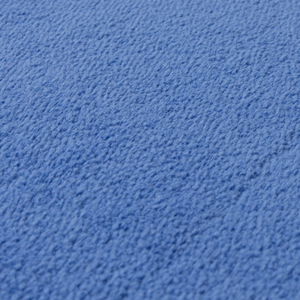 Round Washable Rug - Vivid Blue