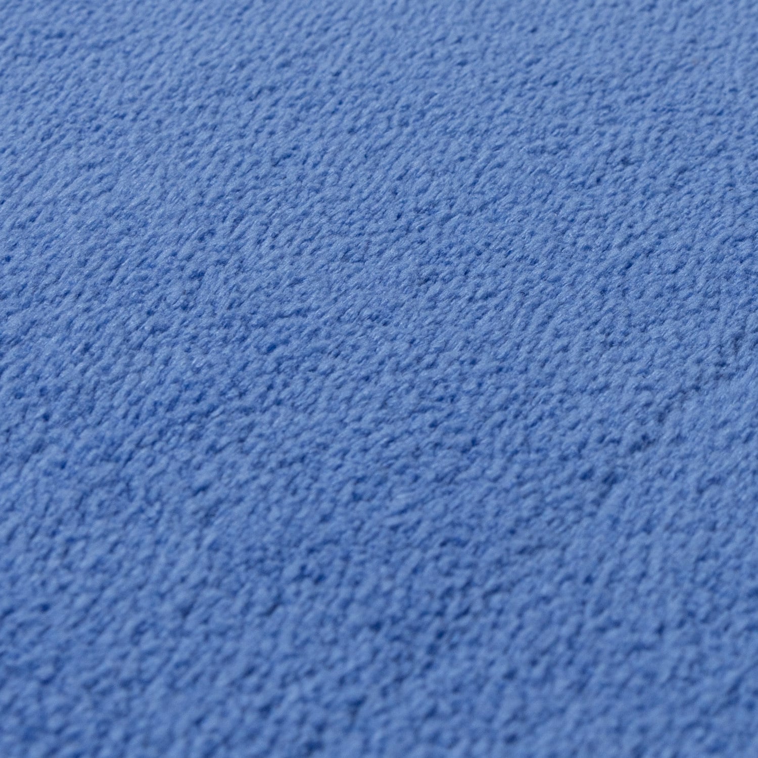 Round Washable Rug - Vivid Blue