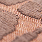 Round modern floor rug - Structures Baobab 9199