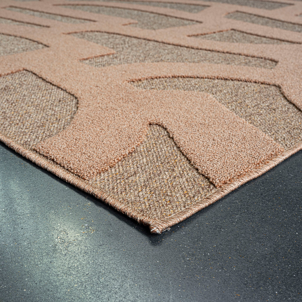Modern Floor Rug - Thor Red 1111