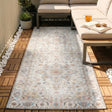 Washable Runner - Domingo Mandala White