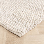 Wool Rug - Luminous Cream/White