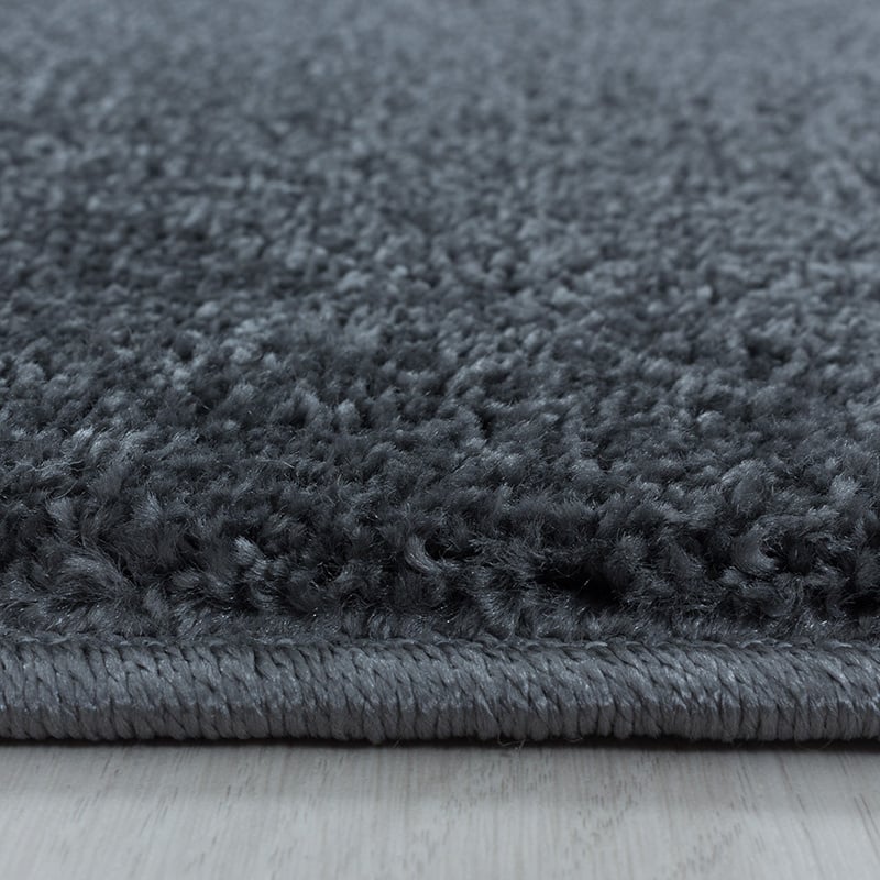 Low-pile floor rug - Smoothly Anthracite