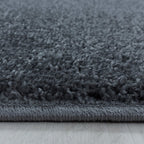 Low-pile floor rug - Smoothly Anthracite
