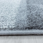 Modern floor rug - Optimism Box Silver/Grey