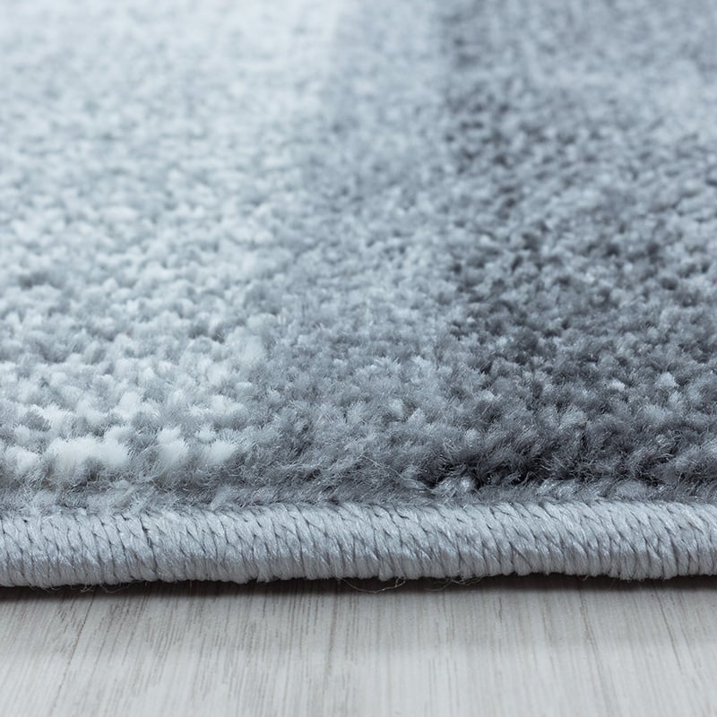 Modern floor rug - Optimism Box Silver/Grey
