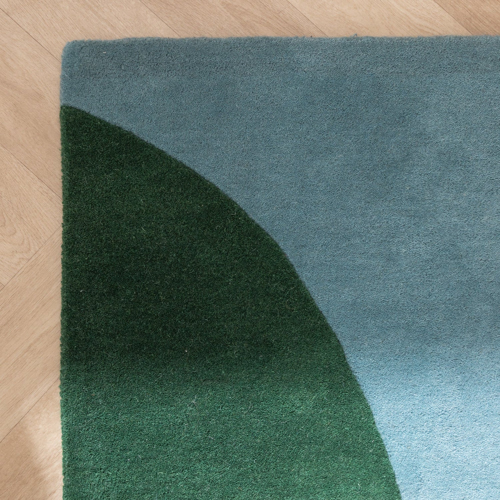 Wool Abstract Rug - Clarice Multicolour
