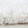 Round High-Pile Rug - Blushy Creme/White