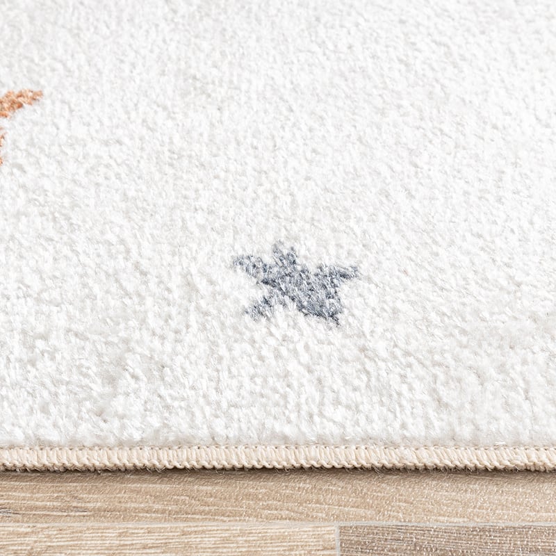 Washable Kids Rug - Ravi Stars Multicolour