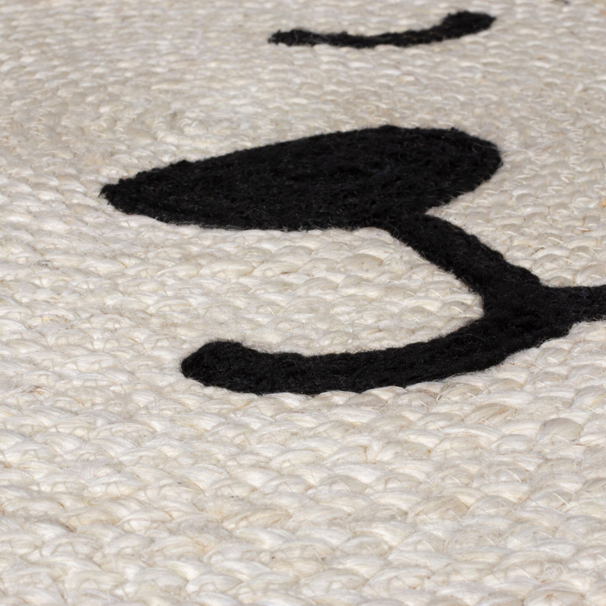 Jute Children's Floor Rug - Julio Lion Beige