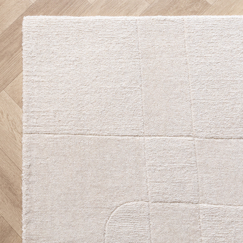Wool Rug - Giselle Abstract White