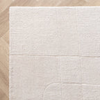 Wool Rug - Giselle Abstract White