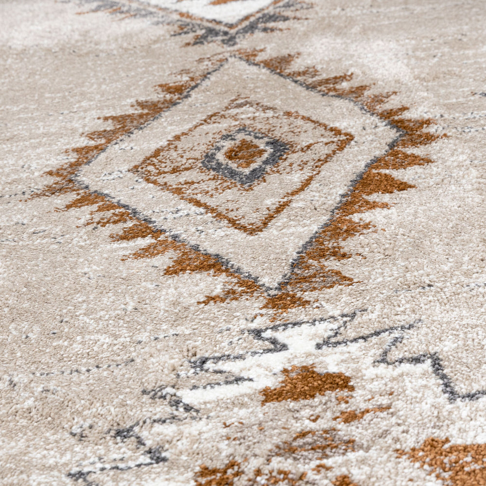 Round berber rug - Blend Aztec Beige