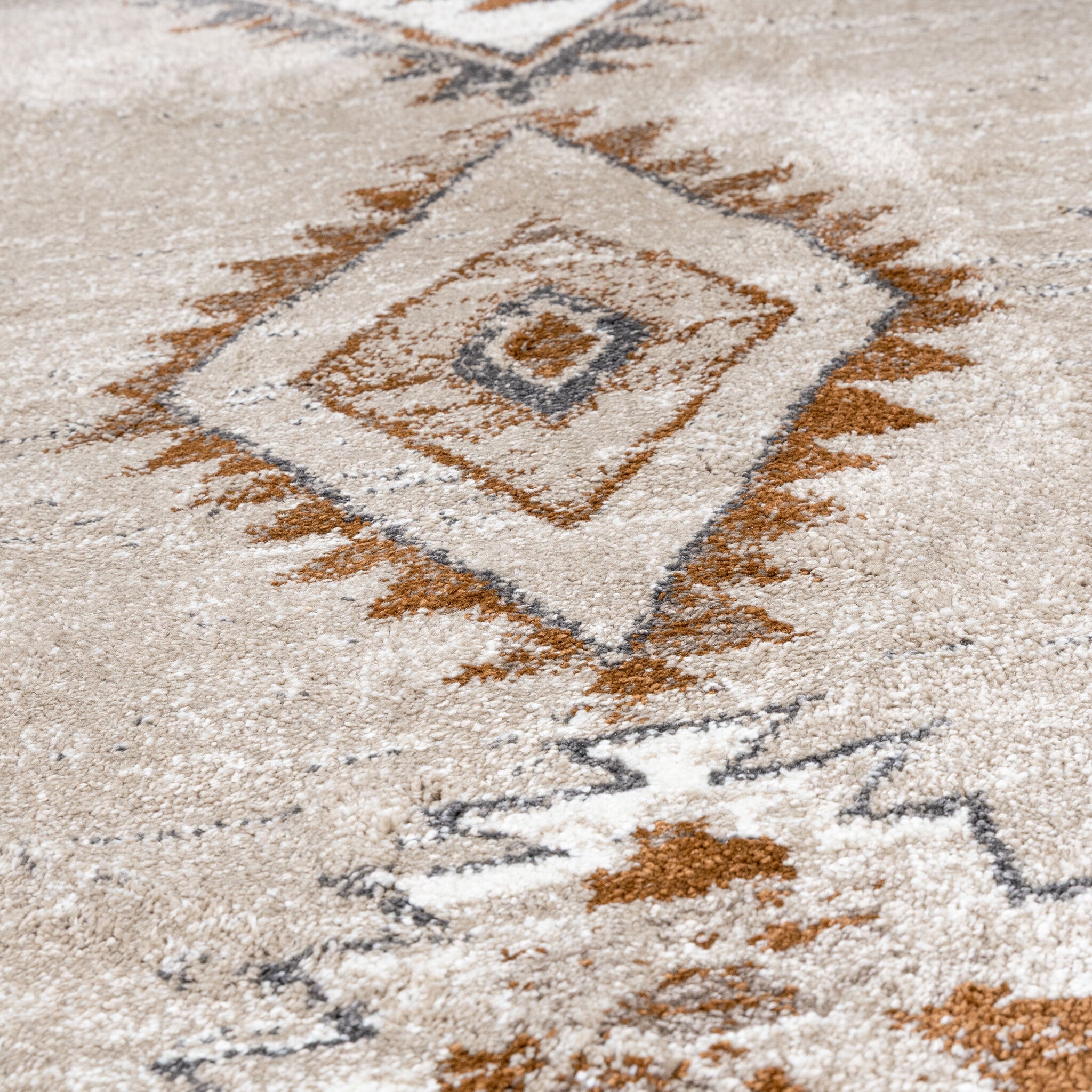 Round berber rug - Blend Aztec Beige