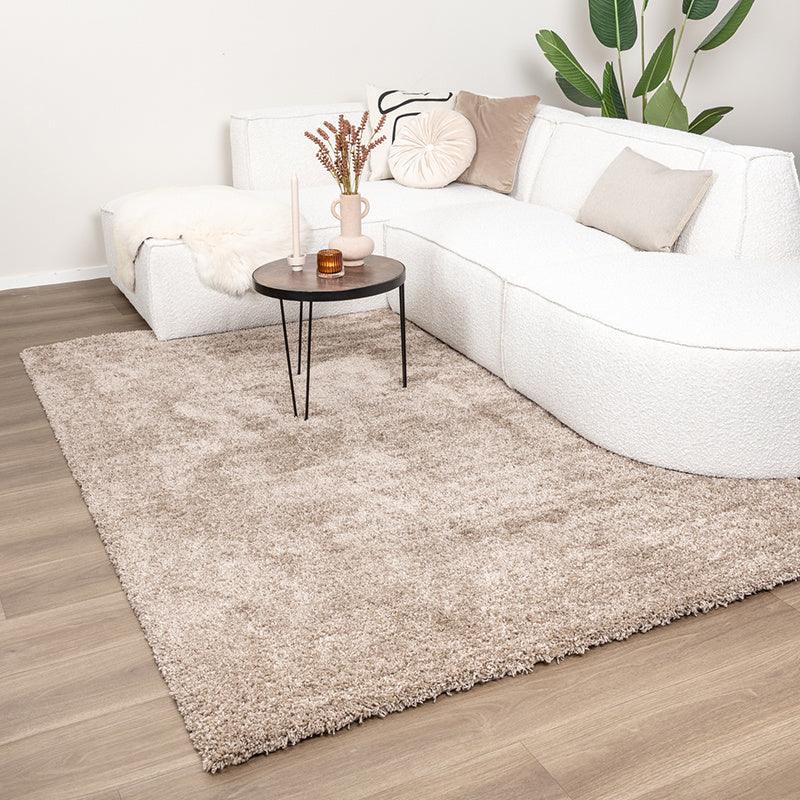 Washable High-Pile Rug - Tidy Taupe