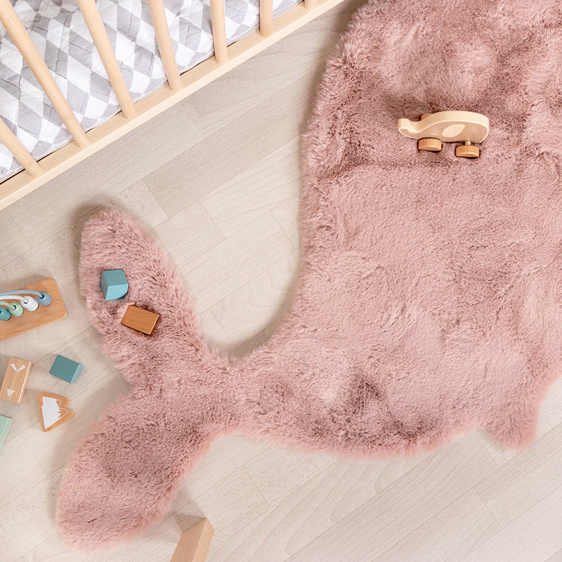 Kids Rug - Huggy Whale Pink
