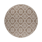 Round Outdoor Rug – Rio Flower Beige