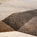 Abstract Floor Rug - Axil Brown/Black 9293