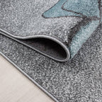Children's Floor Rug - Anna Bear Blue