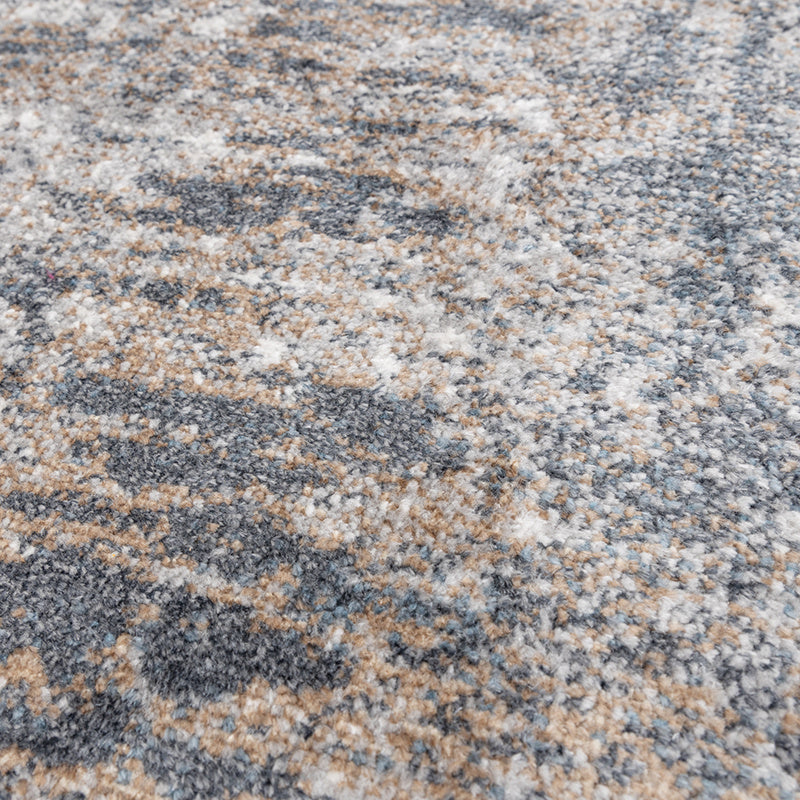 Washable Abstract Rug - Misha Grunge Cream/Grey