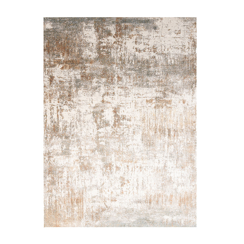 Washable Abstract Rug - Misha Grunge Cream/Brown