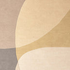 Organic Floor Rug - Shades Cream/Beige 020