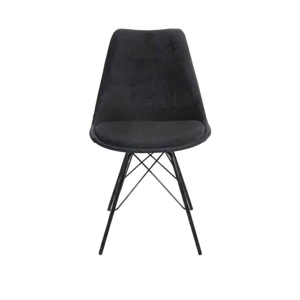 Chair Velvet - Black